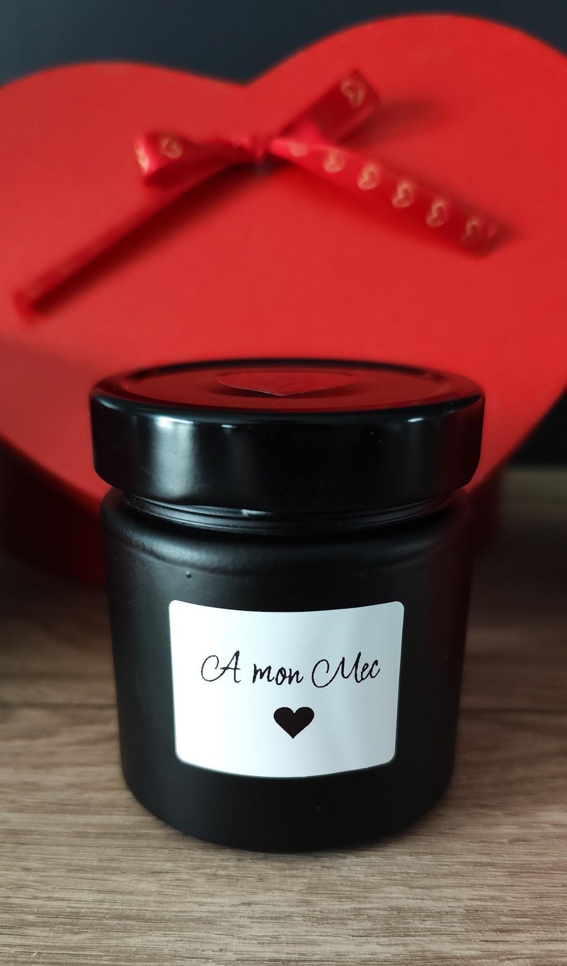 Bougie en cire de colza et fragrance de Grasse avec son couvercle – Image 2